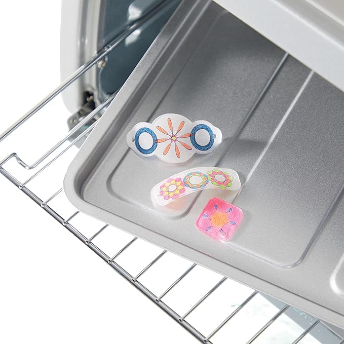 Spirograph Shrink Charms, Friendship Bracelet Kit, Bracelet Making Kit for Girls, Arts and Crafts for Kids, Drawing Kit, Girls Bracelet, for Kids, Ages 8+