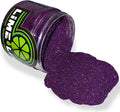 LiME LiNE Sprayable Metal Flake Paint Additive: Solvent Resistant Glitter for Automotive Custom Painting (Purple)