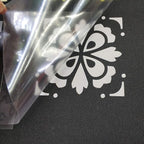 Guangyintong Heat Transfer Vinyl HTV Rolls, 12" x 8ft Iron on Gray Vinyl for T-Shirts, Glossy Surface, Easy to Cut & Weed, All Cutter Machines