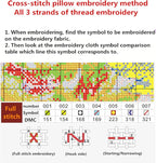 Joyhoor Cross Stitch Kits for Beginners Stamped Cross-Stitch Supplies Needlework preprint Embroidery Kits for Adults DIY Needlepoint Kits Embroidery Patterns 11CT-Wreath Fox 17.7x17.7 inch