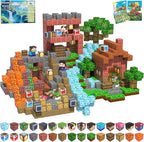 Magnetic Blocks, 150PCS Magnetic Building Blocks, Stacking Magnets for Kids, Sensory Toy for STEM Constructions Magnet Blocks for Boys Girls Age 3+, Christmas Birthday Gifts