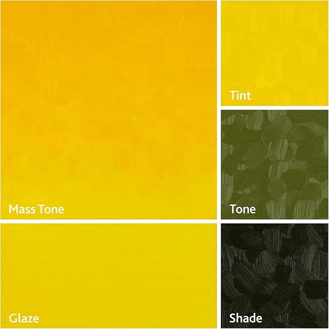 Tusc & Pine Artist Oil Paint - Permanent Yellow Light, 40 ml, Non-Yellowing, Rich & Creamy Consistency, Maximum Pigment Load, Small Batch Milled Oil Paints Made in the USA for Professional Artists