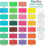 Renfio Iridescent Ultra Fine Glitter Powder Resin Supplies Glitters 1.94 Oz (55g) PET Flake Crafts Sequins 1/128" 0.008" 0.2mm Epoxy Chips Flakes for Tumblers Slime Olympic Decorations - Yellow