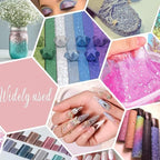 High Capacity 260g Iridescent Fine Glitter,Shaker Bottle Fine Glitter for Epoxy Resin DIY Craft,Rainbow Fine Glitter for Nail Art Face Body Glitter Tumbler Making (IRI lt Pink)