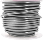 Mandala Crafts 10 Gauge Anodized Aluminum Craft Wire for Jewelry Making - 32 FT Colored Flexible Gray Wire - Bendable for Bonsai Armature Crafting Sculpting