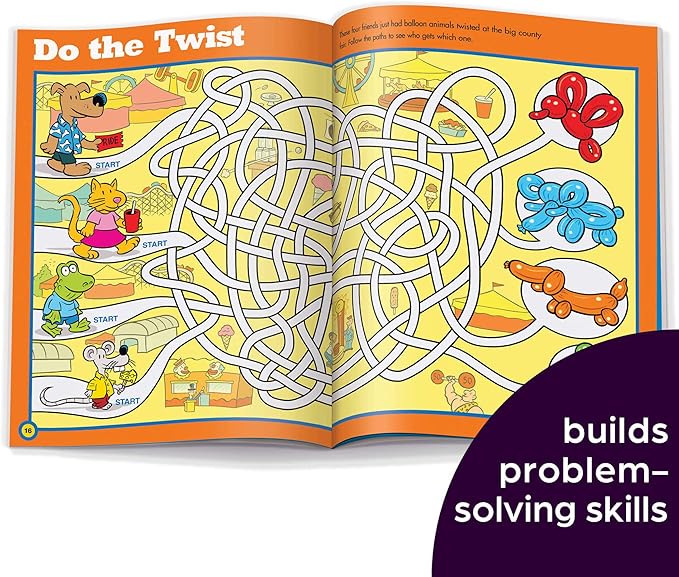 Highlights for Children Amazing Mazes Beginner Maze Books for Kids Ages 3-6, 144 Pages, 2-Pack of Activity Books, Screen Free Fun and Challenging Mazes for Kids