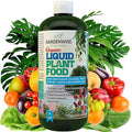 Organic Liquid Plant Food for Indoor Houseplants – All Purpose Fertilizer for Potted Plants, Vegetables, Succulents, Orchids, Roses – Miracle Growth with Mycorrhizae (8 oz)