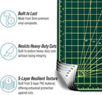 Self Healing Cutting Mat Reversible Green/Black Size: 12" x 18"