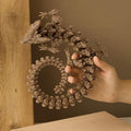 Diamond Dragon 3D Animal Dinosaur Mold - Round and Long Dragon, Animal and Dinosaur Silicone and Resin Casting Mold for Candle Making and Home Decor