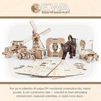EWA Home Décor – Kois Small 80 Pieces – Wooden Jigsaw Puzzle for Adults – Perfect for Artistic Home Decoration and Mindful Relaxation