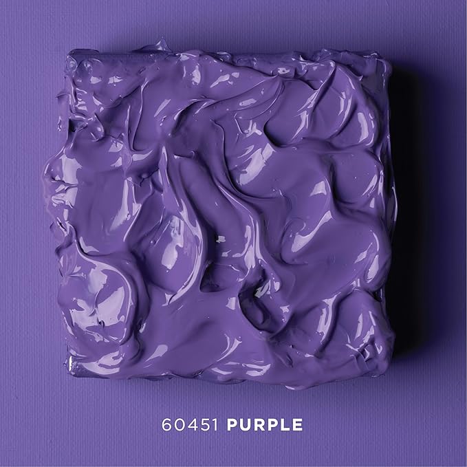 FolkArt Super Thick Acrylic Paint with a Textured Finish, Purple, 4 oz