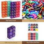 108PCS MTG Keyword Counters Tokens & 12mm MTG Life Counter Dice Set for Magic Card with Box, Compatible with Magic CCG Card Gaming Accessories