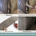 Velvet Repair Patch - Self-Adhesive Flannel Fabric Patch in Multi Colors for Sofas, Car Seats, Handbags, Jacket Holes and Tears