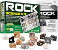 XXTOYS Rock & Stone Collection 15 PCS with Collector Box, STEM Toy Science Kit Geology Mineral Specimens Gift Presents for Kid Geologists
