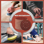 100 Grit 5 Inch Sanding Discs Hook and Loop Sandpaper, 150 PCS 8 Hole Adhesive Coarse Sand Paper for Random Orbital Sander