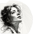 9" x 12" Sketch Paper, Art Paper Bulk, 65 Sheets (68lb/100gsm) Drawing Paper, Acid Free Artist Painting Writing Sketching, School Easel Art Supplies for Kids Teens Students Adults Beginners
