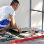 Professional Tile Leveling System Kit，Anti-Loosening Spacers/Wall, Bathroom Tiling - 1/16" Precision Alignment & Grout Spacing Tools(1000base, 1/16)