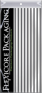Flexicore Packaging Gray Pin Stripe Print Gift Wrap Tissue Paper Size: 15 Inch X 20 Inch | Count: 100 Sheets | Color: Gray Pin Stripe