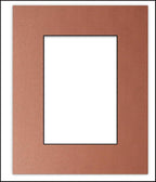 Pack of TEN 8x10 Mats Bevel Cut for 5x8 Photos - Acid Free Football Texture Precut Matboards For Pictures, Photos, Framing - 4-ply Thickness