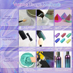 Ceya Highly Interference Mica Powder, 1.8oz/ 50g Orchid Violet Chrome Nail Powder, Cosmetic Grade Pearlescent Effect Color Shift Pigment for Epoxy Resin, Makeup, Nail Art, Soap, Candle, Slime, Paint