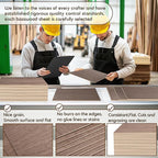 12 Pack 12x12x1/8 Inch Walnut Basswood Sheets, MAPRIAL Smooth 3mm Plywood for Laser Cutting, Unfinished Wood Board for Engraving, Wood Burning, Crafts, Ornaments, Models, Cutter, Engraver, Gifts