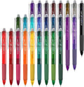 Vanstek 26 Colors Erasable Gel Pens, Retractable Erasable Pens Clicker, Fine Point(0.7), Make Mistakes Disappear, Premium Comfort Grip for Drawing Writing Planner and School Supplies