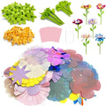 JUMP PASS BY DIY Fabric Flower Bouquets Toys for Kids Refill Kit - Arts & Crafts Toy Accessories-Flower Press Kit Accessories