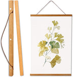 WITCOLOR Magnetic Poster Hanger Frame, Teak Magnet Poster Frame 12x16 12x18 12x36 for Paintings, Photos, Maps, Scrolls, Picture, Canvas Works and Art Prints