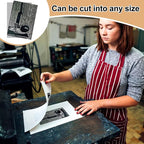 Yeaqee 4 Pcs 8 x 10 Inch Linoleum Block Rubber Carving Block Soft Linocut Blocks Large Linoleum Sheet Unmounted Lino Plates for Engraving Art Project Printmaking Artist Studio Supplies (Gray)