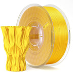 ELEGOO Silk PLA Filament 1.75mm Shiny Gold 1KG, 3D Printer Filament Dimensional Accuracy +/- 0.02mm, 1kg Plastic Spool(2.2lbs) 3D Printing Filament Fits for Most FDM 3D Printers