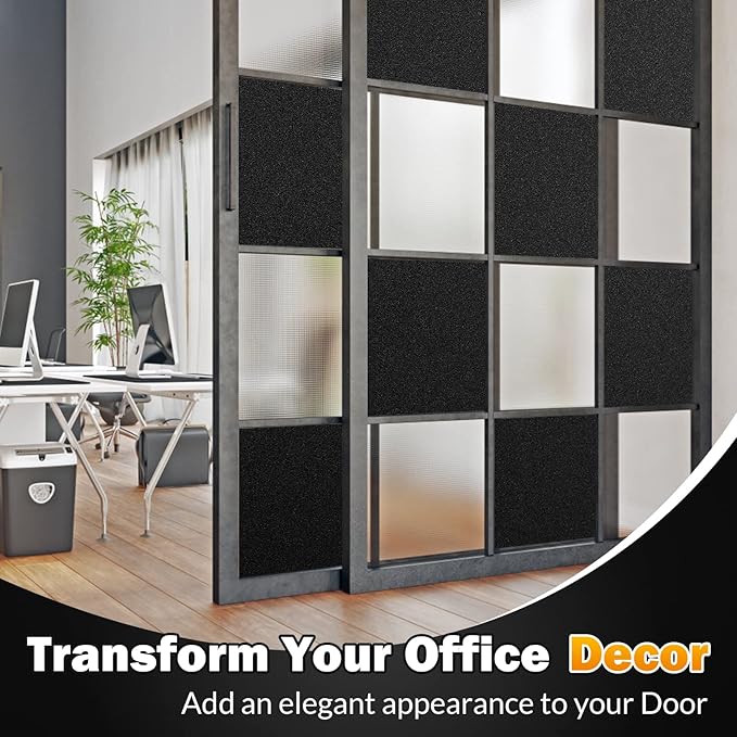 rabbitgoo Blackout Window Film, Sun Heat Blocking Privacy Cover for Glass, Removable Opaque Room Darkening Dark Black Out Window Covers Tint Shades for Home Day Sleep Light Blocker 23.6 x 157 Inches