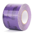 40 Grit PSA Purple Film Ceramic Sandpaper Roll, 2-3/4" Wide Continuous 10 Yard Longboard Sanding Roll Wet Dry Sanding Blocks Self Adhesive Sticky Back Sanding Sheets for Woodworking Automotive