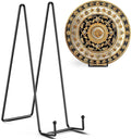 TR-LIFE 14 Inch Heavy Duty Plate Stand (2 Pack) - Metal Display Easel for Large Plates, Platters, Picture Frames, Signs, and Posters