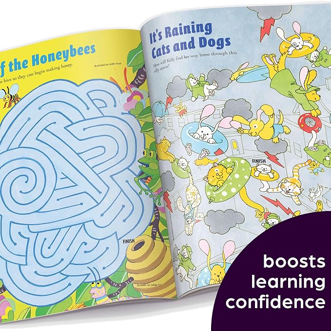 Highlights for Children Amazing Mazes Beginner Maze Books for Kids Ages 3-6, 144 Pages, 2-Pack of Activity Books, Screen Free Fun and Challenging Mazes for Kids