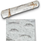 Artificial Birch Bark 3D Realistic Texture 78.7in*19.7in（10.8 Sq.ft）Silicone Material Faux Tree Bark Nature-Inspired DIY Design Eco-Friendly Home Deco Accentuating Natural Beauty （No glue included）