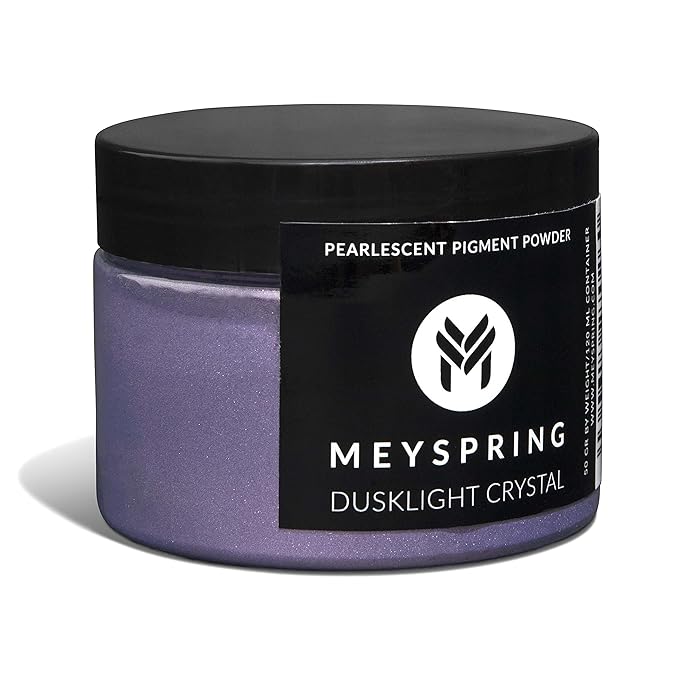 MEYSPRING Dusklight Crystal - Two Tone Violet Mica Powder for Epoxy Resin - Color Shifting Pigment - Purple Resin Dye - Skin-Safe and Cosmetic Grade