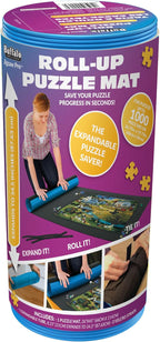 Buffalo Games - Roll-Up Puzzle Mat - Puzzle Saver and Assembly Accessory - Felt Mat - Fits up to 1000 Piece Puzzle - Black