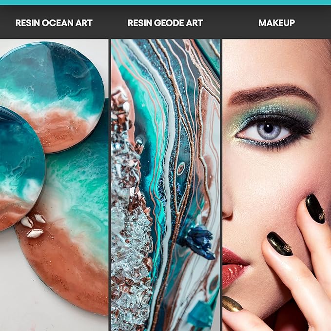 MEYSPRING Mermaid Dust Epoxy Resin Color Pigment - 50 Grams - Great for Resin Art, Epoxy Resin, and UV Resin- Mica Powder for Epoxy Resin