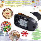 Snowflakes Punch for Crafting, 1 Inch Christmas Punch, Paper Punches for Christmas, Snowflakes Hole Punches, Snowflake Crafts Puncher for Handmade Scrapbook Cards