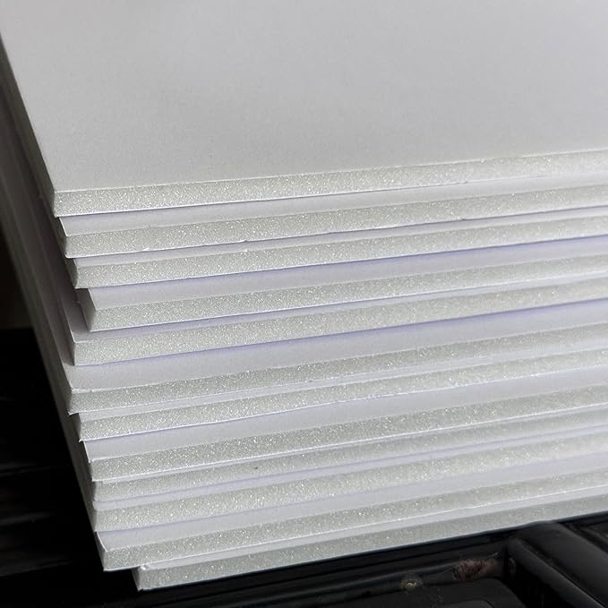 12 Pack Foam Core Board, ZJCEASER 11 x 14 White Poster Board, 3/16" Thickness Sign Board Craft Foam Sheet for Signboards, School Projects, University Displays, College Events, Arts & Crafts, Framing