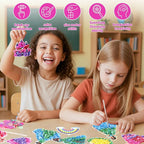 3 otters Poke in Art, Magical Princesses Party Favors Pretty Princess Game for DIY Crafts Birthday Gifts Classroom Prizes for Girls