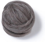 Kondoos Multi Colored Natural Wool roving, 1 lb. Best Wool for Needle Felting, Wet Felting, handcrafts and Spinning. (Terra, 1lb)