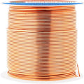 Mandala Crafts 20 Gauge Anodized Aluminum Craft Wire for Jewelry Making - 100 FT Colored Flexible Copper Tone Wire - Bendable for Bonsai Armature Crafting Sculpting