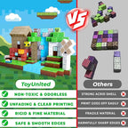 Magnetic Blocks-100PCS Magnetic Building Blocks Magnet Cube Toys Stacking, Build Forest World Set, STEM Montessori Sensory Toys for Kids Boys Girls Age 3 4 5 6 7 8 9 10 Birthday Gifts
