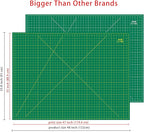 ArtAt Self Healing Cutting Mat: 48″x 36″ Green Double Sided PVC Non-Slip 5 Layers Craft Mat for Maximum Healing - Great for Sewing & Quilting & Scrapbooking and Craft & Art Projects…