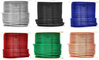 Mandala Crafts 12 Gauge Anodized Aluminum Craft Wire for Jewelry Making - 276 FT Colored Flexible Silver Copper True Blue Black Red Kelly Green Wire - Bendable for Bonsai Armature Crafting Sculpting