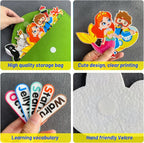 Felt Flannel Board Story Pieces for Toddlers Preschool,Kids Interactive Storytelling Teaching Play Kits for Felt Flannel Board,with Words Pieces(Marine Animals)