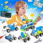 SMIESSKIDDO 18 in 1 STEM Toys, 175 PCS Building Toys for Kids Ages 4-8 5-7 6-8 Educational Activities for Boys 4-6 8-10 Construction Creative Games Birthday Gifts for 4 5 6 7 8+ Year Old Boy Girl