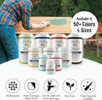 Chalky Chicks All-in-One Chalk Paint for Furniture or Cabinet - 8 Fl Oz - Matte Finish CottonTail White for Metal, Wood Furniture Paint - No Sanding All-in-One for Home Decor & Crafts, USA Made