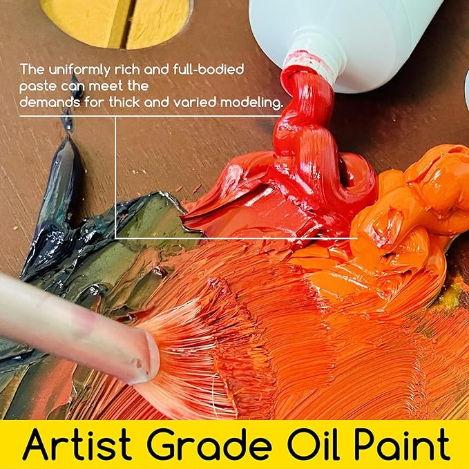 MEEDEN Artist Grade Oil Paint: Payne's Gray - 170ml/5.7oz Tube - Professional Art Paints for Canvas Painting